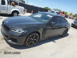 2021 BMW 5 Series 540i with VIN WBA53BJ05MCG13551, listed as a Copart auction lot 61080065 with Not provided miles and Non repairable. Bid and sale history available at DreamBid. Image 1.