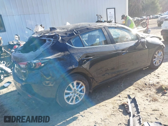 2015 Mazda 3 i Grand Touring z VIN JM1BM1M70F1234359, wystawiony jako IAAI lot #40858311 z przebiegiem 125 707 mil mil oraz . Historia ofert i sprzedaży dostępna na DreamBid. Obrazek 4.