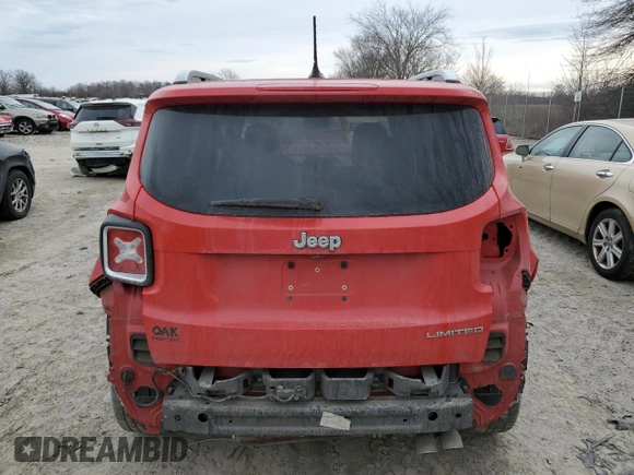 2016 Jeep Renegade Limited z VIN ZACCJADT1GPC76793, wystawiony jako Copart lot #47093365 z przebiegiem 129 838 mil mil oraz Szkoda całkowita • Salvage title. Historia ofert i sprzedaży dostępna na DreamBid. Obrazek 6.