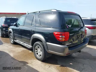 2004 Toyota Sequoia SR5 with VIN 5TDZT34A44S217542, listed as a IAAI auction lot 42021784 with 258,459 mi miles. Bid and sale history available at carsss.com. Image 3.