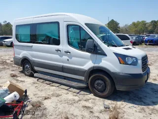 2019 Ford Transit Passenger Wagon XL with VIN 1FMZK1CM6KKA23954, listed as a IAAI auction lot 39021861 with NaN miles. Bid and sale history available at carsss.com. Image 1.