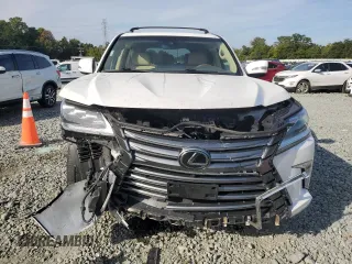 2019 Lexus LX with VIN JTJHY7AX4K4294785, listed as a Copart auction lot 70458704 with 45,477 mi miles and Salvage Title. Bid and sale history available at carsss.com. Image 5.