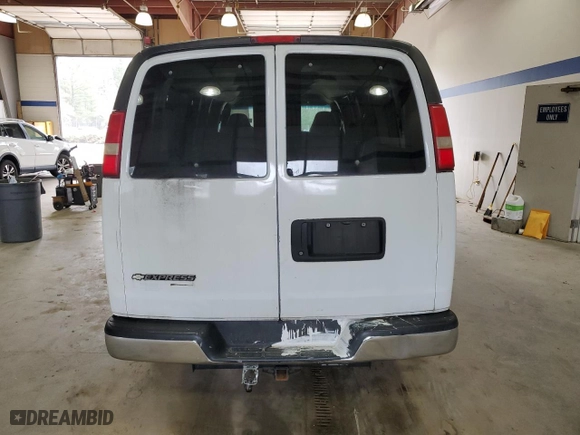 2009 Chevrolet Express Passenger with VIN 1GAHG39K091164479, listed as a Copart auction lot 51215085 with 155,435 mi miles and Salvage Title. Bid and sale history available at carsss.com. Image 6.