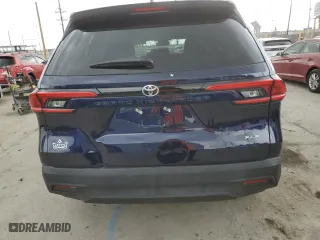 2024 Toyota Grand Highlander XLE with VIN 5TDAAAA52RS002327, listed as a Copart auction lot 53484595 with 56,265 mi miles and Salvage Title. Bid and sale history available at carsss.com. Image 6.