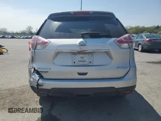2015 Nissan Rogue SL with VIN 5N1AT2MV6FC870755, listed as a Copart auction lot 51959105 with 63,711 mi miles and Salvage Title. Bid and sale history available at carsss.com. Image 6.
