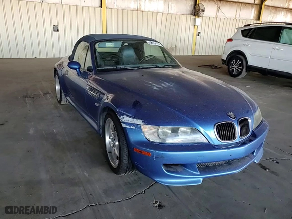 1999 BMW Z3 3.2L with VIN WBSCK9339XLC89336, listed as a Copart auction lot 68854114 with 158,231 mi miles and Salvage Title. Bid and sale history available at carsss.com. Image 10.