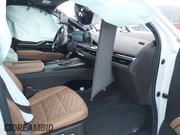 2021 Cadillac Escalade ESV Premium Luxury z VIN 1GYS4KKL5MR414354, wystawiony jako IAAI lot #41399443 z przebiegiem 35 701 mil mil oraz . Historia ofert i sprzedaży dostępna na DreamBid. Obrazek 5.