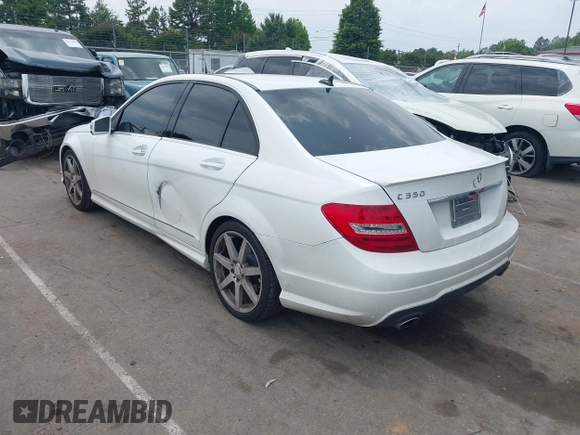 2013 Mercedes-Benz C 350 Sport with VIN WDDGF5HB3DA751342, listed as a IAAI auction lot 42367201 with 137,535 mi miles and . Bid and sale history available at DreamBid. Image 3.