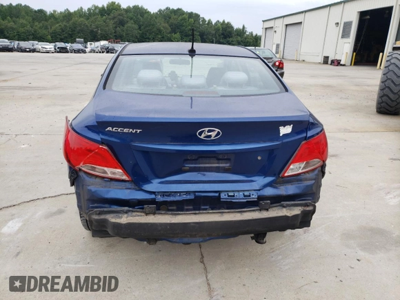 2015 Hyundai Accent GLS with VIN KMHCT4AE4FU886410, listed as a Copart auction lot 62561083 with 124,306 mi miles. Bid and sale history available at carsss.com. Image 6.
