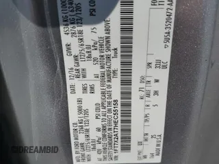 2017 Ford F-250 XL z VIN 1FT7X2AT7HEC55158, wystawiony jako Copart lot #59394225 z przebiegiem 256 564 mil mil oraz Szkoda całkowita • Salvage title. Historia ofert i sprzedaży dostępna na DreamBid. Obrazek 12.