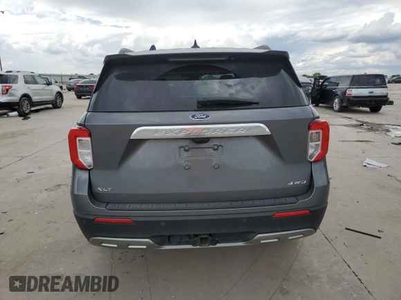 2024 Ford Explorer XLT with VIN 1FMSK8DH2RGA86199, listed as a Copart auction lot 56005575 with 18,083 mi miles and Salvage title. Bid and sale history available at DreamBid. Image 6.