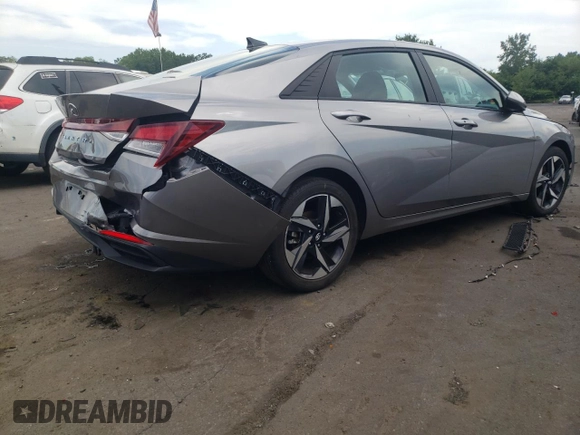2023 Hyundai Elantra SEL with VIN KMHLS4AG9PU426312, listed as a Copart auction lot 65517284 with 26,877 mi miles and Salvage Title. Bid and sale history available at DreamBid. Image 3.