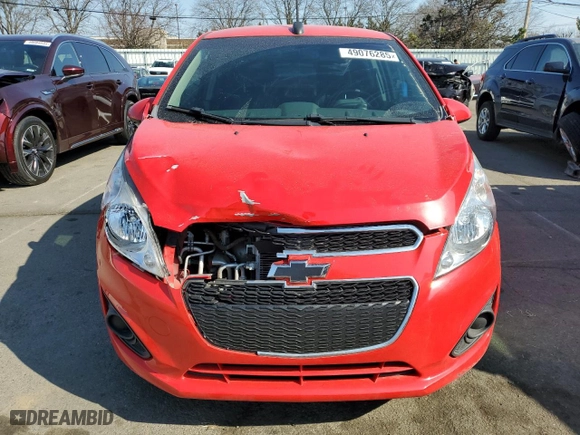 2015 Chevrolet Spark LS with VIN KL8CB6S98FC794929, listed as a Copart auction lot 49076285 with 77,725 mi miles and Salvage Title. Bid and sale history available at carsss.com. Image 5.