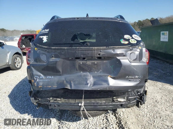 2022 Subaru Ascent Touring with VIN 4S4WMARD6N3449145, listed as a Copart auction lot 46438065 with 37,535 mi miles and Salvage Title. Bid and sale history available at DreamBid. Image 6.