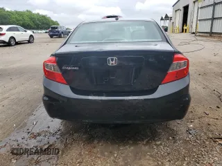 2012 Honda Civic EX-L with VIN 19XFB2F90CE071460, listed as a Copart auction lot 53253075 with 137,897 mi miles and Salvage Title. Bid and sale history available at DreamBid. Image 6.