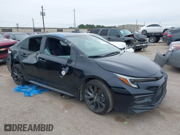 2024 Toyota Corolla SE with VIN 5YFS4MCE3RP210249, listed as a IAAI auction lot 41636260 with 10,403 mi miles and . Bid and sale history available at DreamBid. Image 1.