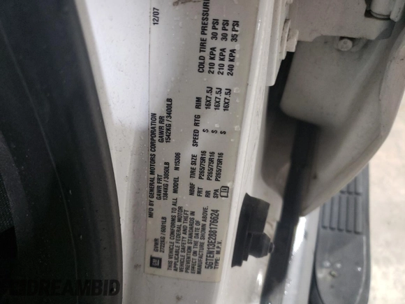 2008 Hummer H3 SUV with VIN 5GTEN13E288176624, listed as a Copart auction lot 82398294 with 72,404 mi miles and Salvage Title. Bid and sale history available at DreamBid. Image 13.