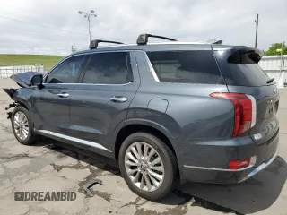 2020 Hyundai Palisade Limited with VIN KM8R5DHE2LU150667, listed as a Copart auction lot 56534995 with 108,441 mi miles and Salvage title. Bid and sale history available at DreamBid. Image 2.