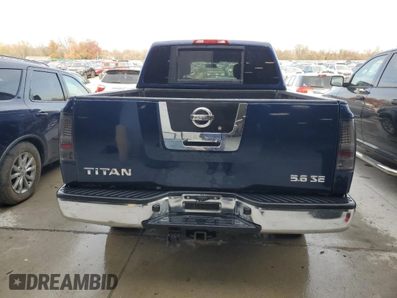 2010 Nissan Titan XE with VIN 1N6AA0EJ8AN313124, listed as a Copart auction lot 82052444 with 160,023 mi miles and Salvage Title. Bid and sale history available at carsss.com. Image 6.
