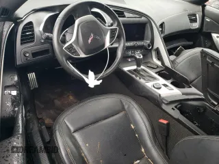 2015 Chevrolet Corvette 1LT with VIN 1G1YB2D73F5106866, listed as a Copart auction lot 66398114 with 0 mi miles and Salvage Title. Bid and sale history available at carsss.com. Image 8.