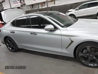 2019 Genesis G70 Advanced with VIN KMTG44LA2KU025977, listed as a IAAI auction lot 42432585 with 25,227 mi miles and . Bid and sale history available at DreamBid. Image 13.