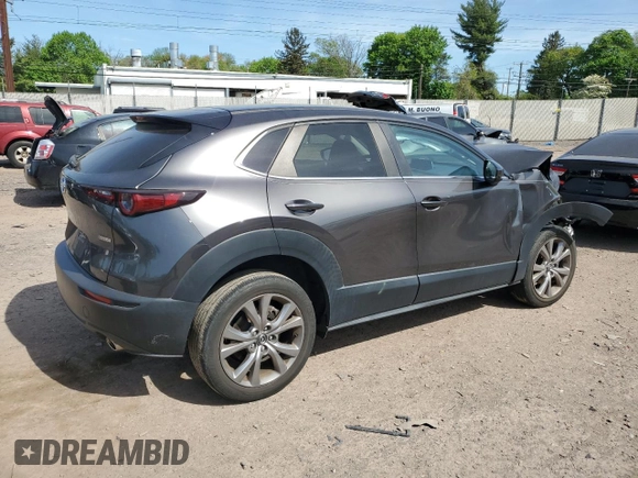 2020 Mazda CX-30 Select with VIN 3MVDMBCL7LM123883, listed as a Copart auction lot 54630555 with Not provided miles and Salvage title. Bid and sale history available at DreamBid. Image 3.