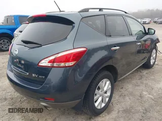 2013 Nissan Murano SV with VIN JN8AZ1MW0DW302958, listed as a IAAI auction lot 41800499 with 138,806 mi miles. Bid and sale history available at carsss.com. Image 4.