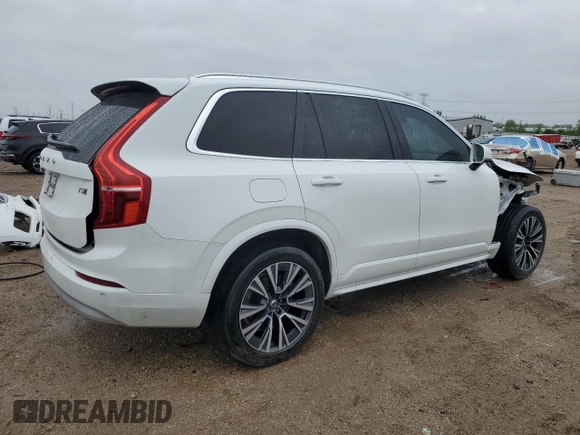 2022 Volvo XC90 Momentum with VIN YV4102PK1N1811232, listed as a Copart auction lot 57705035 with 62,070 mi miles and Salvage title. Bid and sale history available at DreamBid. Image 3.