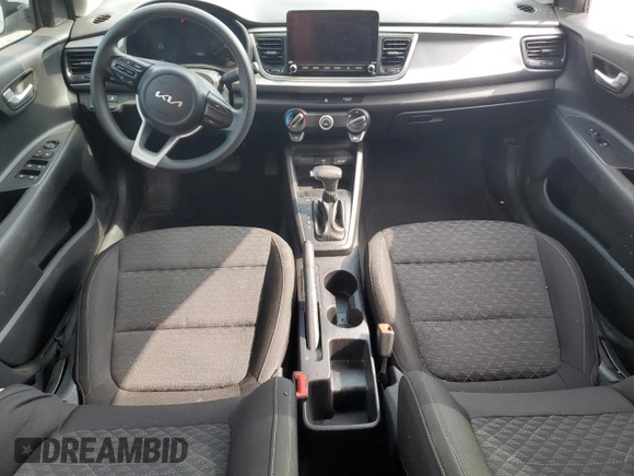 2022 Kia Rio LX with VIN 3KPA24ADXNE503508, listed as a Copart auction lot 50342555 with 77,303 mi miles and Clean Title. Bid and sale history available at carsss.com. Image 8.