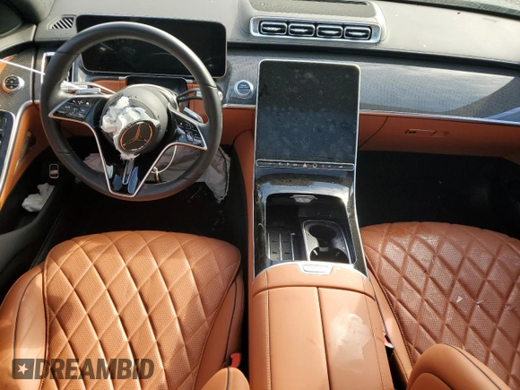 2023 Mercedes-Benz S-Class S 580e with VIN W1K6G6KB0PA191274, listed as a Copart auction lot 79265034 with 20,817 mi miles and Salvage Title. Bid and sale history available at carsss.com. Image 8.