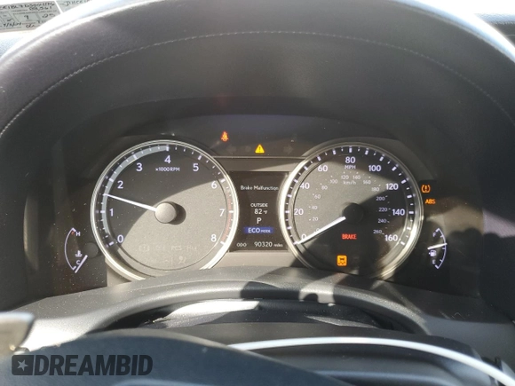 2013 Lexus GS 350 with VIN JTHCE1BL7D5004176, listed as a Copart auction lot 55047945 with 90,320 mi miles and Salvage Title. Bid and sale history available at DreamBid. Image 9.