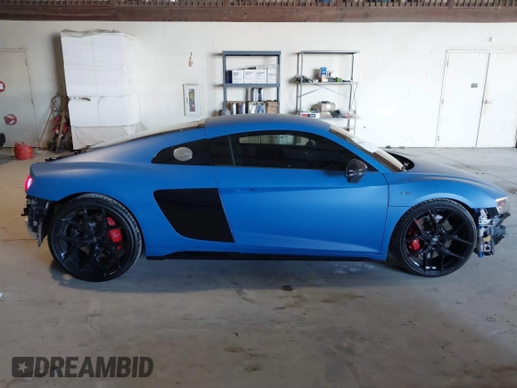 2023 Audi R8 performance quattro with VIN WUACEAFX5P7902124, listed as a IAAI auction lot 41426635 with 3,438 mi miles and . Bid and sale history available at DreamBid. Image 14.