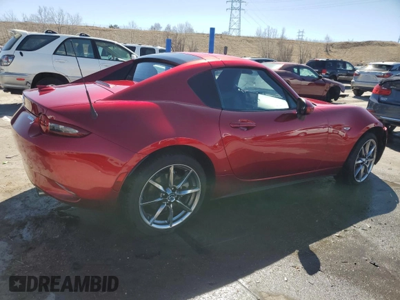 2022 Mazda MX-5 Miata Grand Touring z VIN JM1NDAM76N0508438, wystawiony jako Copart lot #49094685 z przebiegiem 19 201 mil mil oraz Szkoda całkowita • Salvage title. Historia ofert i sprzedaży dostępna na DreamBid. Obrazek 3.