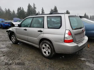 2007 Subaru Forester X with VIN JF1SG63667G733779, listed as a Copart auction lot 87199064 with 166,550 mi miles and Salvage Title. Bid and sale history available at carsss.com. Image 2.
