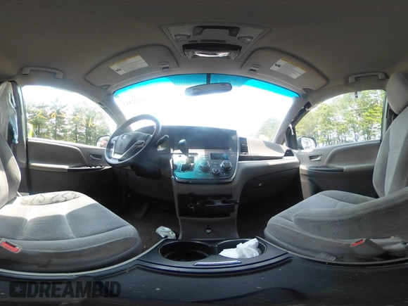 2015 Toyota Sienna LE AAS with VIN 5TDKK3DC8FS587644, listed as a IAAI auction lot 42332813 with 125,675 mi miles and . Bid and sale history available at DreamBid. Image 19.