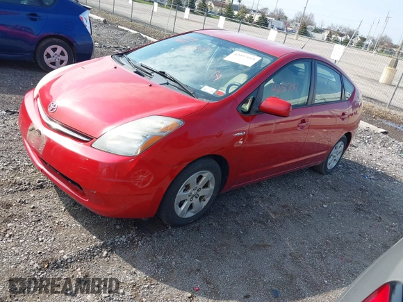 2008 Toyota Prius with VIN JTDKB20U687727907, listed as a IAAI auction lot 42097011 with 102,187 mi miles. Bid and sale history available at carsss.com. Image 2.