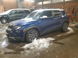 2022 Chevrolet TrailBlazer ACTIV with VIN KL79MSSL6NB053633, listed as a Copart auction lot 87565395 with 69,067 mi miles and Salvage Title. Bid and sale history available at carsss.com. Image 1.