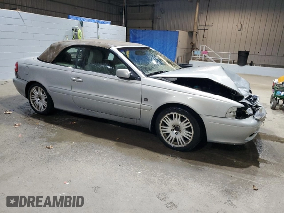 2004 Volvo C70 with VIN YV1NC63D94J041204, listed as a Copart auction lot 81899504 with 0 mi miles and Salvage Title. Bid and sale history available at carsss.com. Image 4.