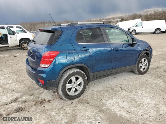 2019 Chevrolet Trax LT with VIN 3GNCJLSB2KL405526, listed as a Copart auction lot 47276885 with 55,054 mi miles and Salvage Title. Bid and sale history available at carsss.com. Image 3.