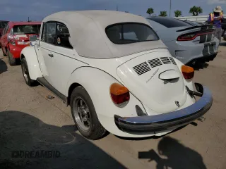 1979 Volkswagen Beetle with VIN 1592042384, listed as a Copart auction lot 76500934 with 37,218 mi miles and Salvage Title. Bid and sale history available at DreamBid. Image 2.