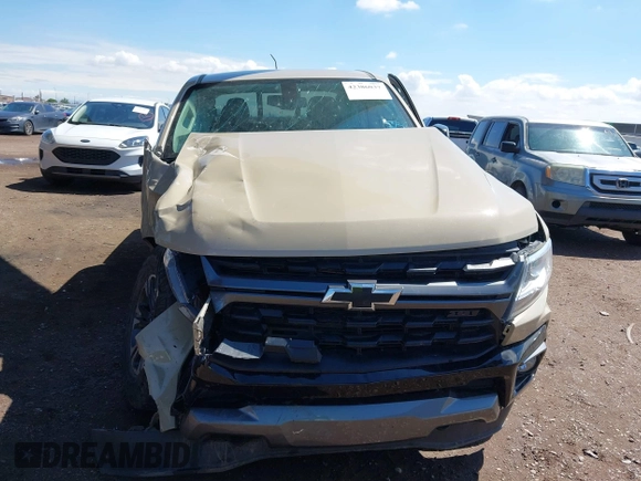 2022 Chevrolet Colorado 4WD Z71 with VIN 1GCGTDEN9N1277524, listed as a IAAI auction lot 42386037 with 15,994 mi miles and . Bid and sale history available at DreamBid. Image 6.