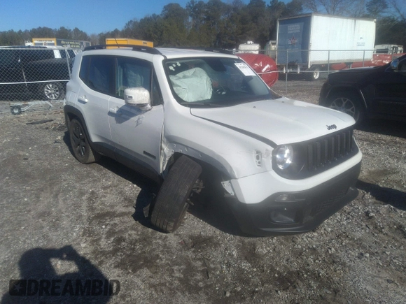 2017 Jeep Renegade Altitude with VIN ZACCJABB1HPF63868, listed as a IAAI auction lot 41282512 with 78,428 mi miles and . Bid and sale history available at DreamBid. Image 1.