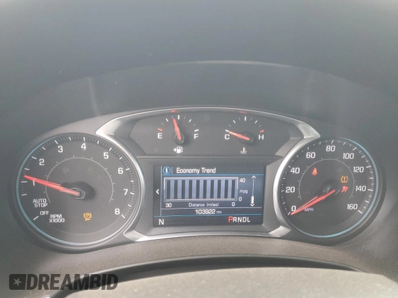 2019 Chevrolet Equinox LT z VIN 3GNAXUEV5KS528888, wystawiony jako Copart lot #55459015 z przebiegiem 103 922 mil mil oraz Szkoda całkowita • Salvage title. Historia ofert i sprzedaży dostępna na DreamBid. Obrazek 9.