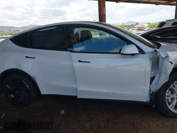 2021 Tesla Model Y Long Range with VIN 5YJYGAEE9MF254113, listed as a IAAI auction lot 42045256 with Not Provided miles. Bid and sale history available at carsss.com. Image 12.
