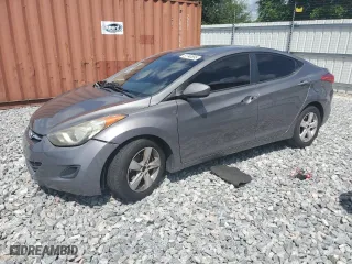 2011 Hyundai Elantra GLS PZEV with VIN 5NPDH4AEXBH046565, listed as a Copart auction lot 51740895 with 171,059 mi miles and Salvage Title. Bid and sale history available at carsss.com. Image 1.
