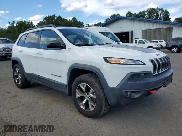 2014 Jeep Cherokee Trailhawk with VIN 1C4PJMBS5EW111360, listed as a Copart auction lot 65607975 with 139,642 mi miles and Clean title. Bid and sale history available at DreamBid. Image 4.