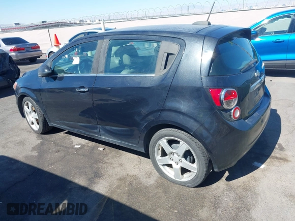 2015 Chevrolet Sonic LTZ with VIN 1G1JE6SB8F4116693, listed as a IAAI auction lot 42865997 with 102,961 mi miles and . Bid and sale history available at DreamBid. Image 3.