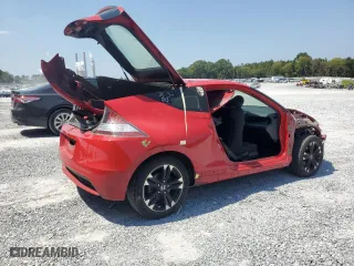 2015 Honda CR-Z with VIN JHMZF1D49FS001586, listed as a Copart auction lot 68444434 with 164,169 mi miles and Salvage Title. Bid and sale history available at carsss.com. Image 3.