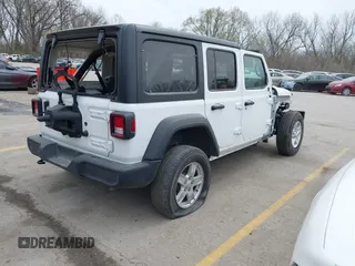 2024 Jeep Wrangler Sport S with VIN 1C4PJXDN7RW243762, listed as a IAAI auction lot 41912844 with 18,935 mi miles and . Bid and sale history available at DreamBid. Image 4.