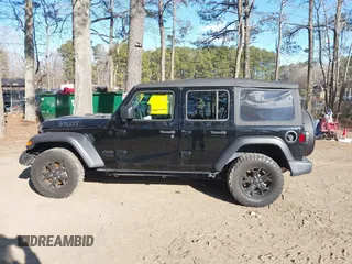 2022 Jeep Wrangler Unlimited Sport with VIN 1C4HJXDN6NW132859, listed as a IAAI auction lot 41362657 with 40,066 mi miles and . Bid and sale history available at DreamBid. Image 14.